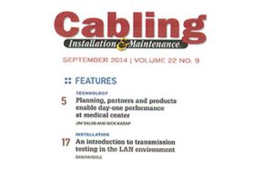 cabling installation and maintenance sept14