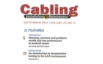 cabling installation and maintenance sept14