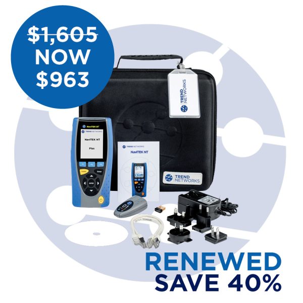 Refurbished NETWORK CABLE TESTER - NAVITEK NT PLUS