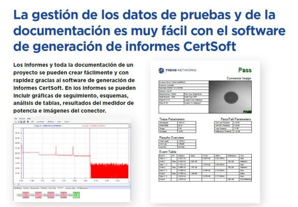 FiberMASTER OTDR de gama media - NUEVO 10 ES 11