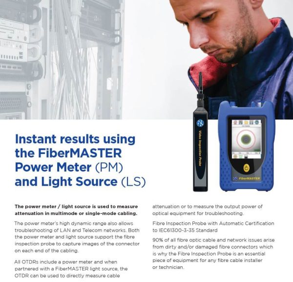 Power Meter Light Source Fibre Master New