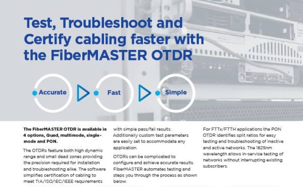 FiberMASTER Mini-OTDR - NEW 4 Power Meter Light Source New