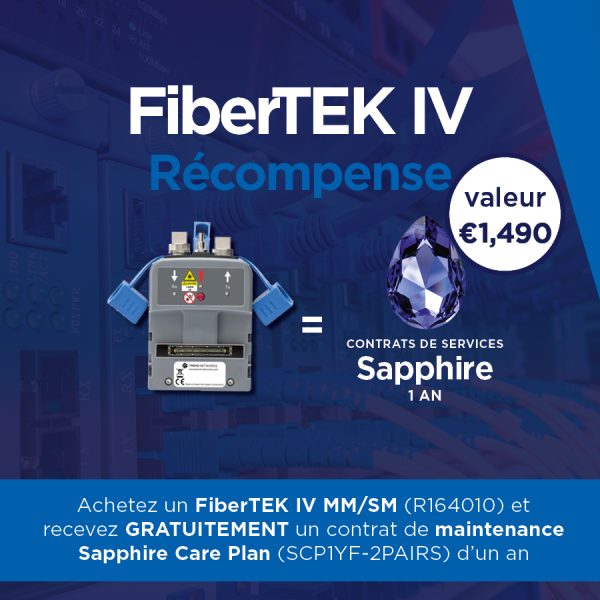 FIBERTEK IV - ADAPTATEURS DE CERTIFICATION FIBRE POUR LE LANTEK IV-S