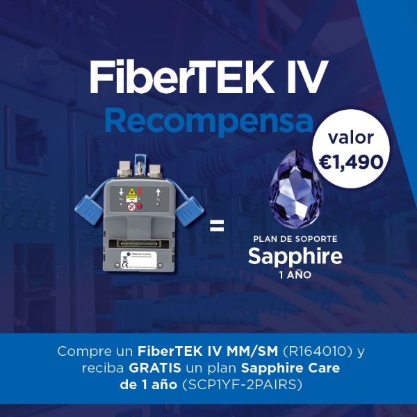 FIBERTEK IV - ADAPTADORES DE CERTIFICACIÓN DE FIBRAS PARA LANTEK IV-S