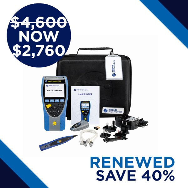 LANXPLORER PRO – IN-LINE LAN NETWORK TESTER