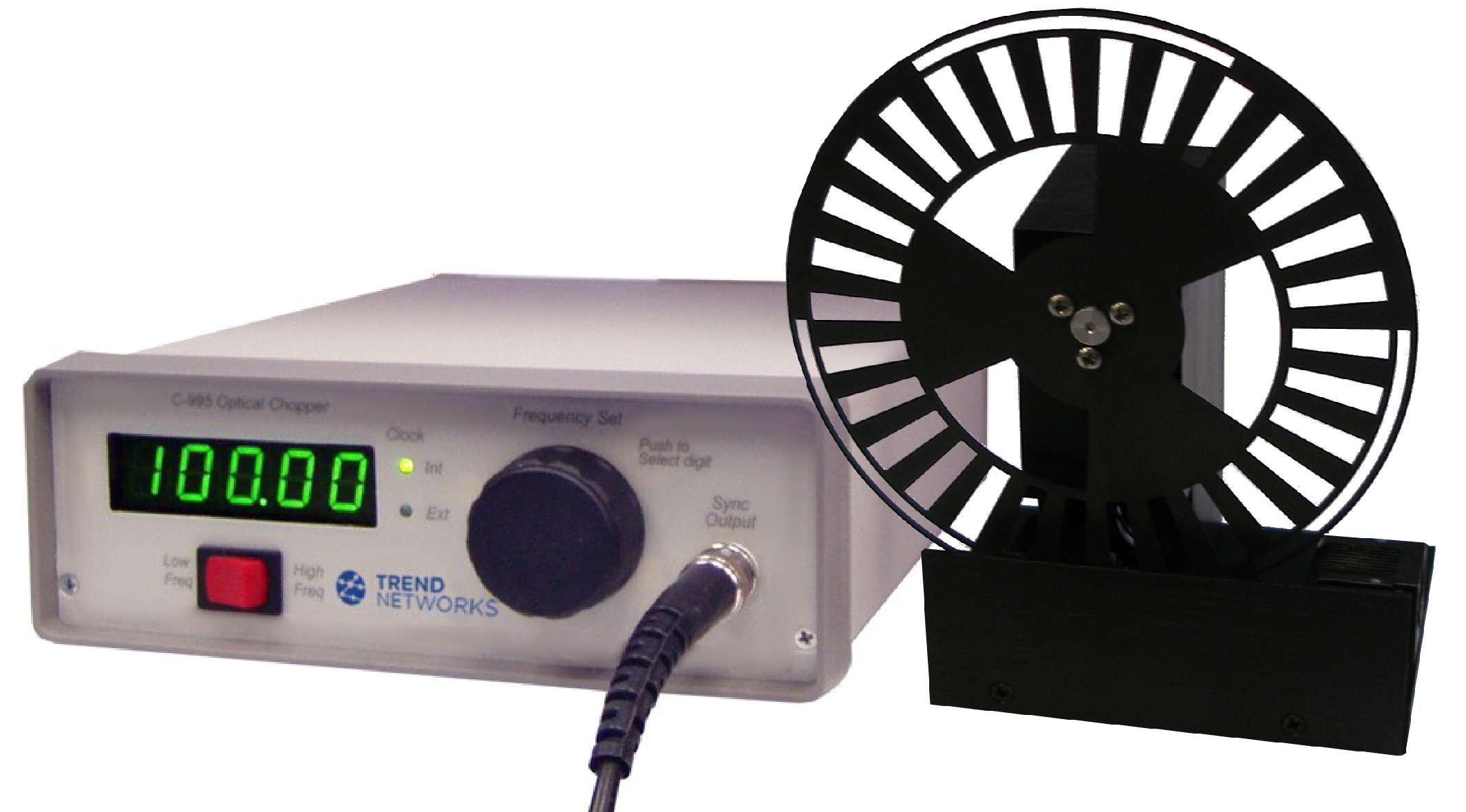 Optical Chopper with Open Head - 3/30 slot blade