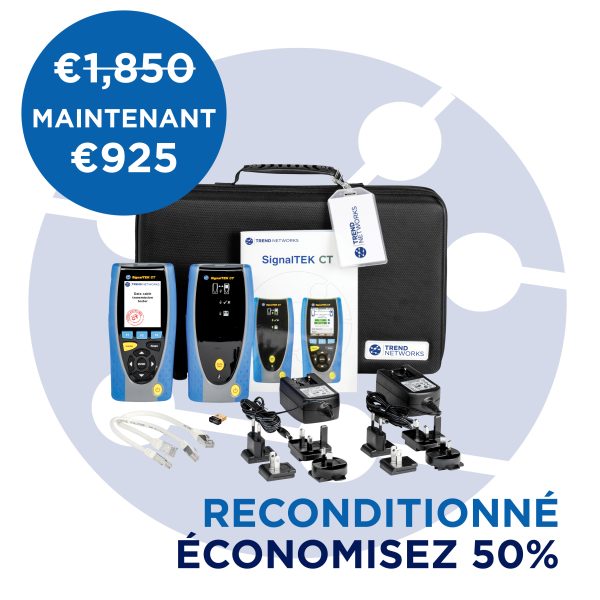 SIGNALTEK CT – Testeur de transmission pour câblage cuivre passif