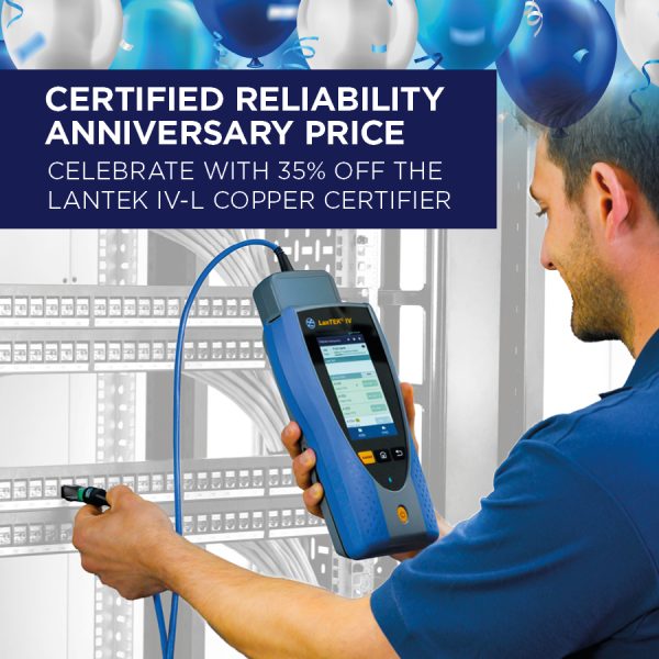 LanTEK IV-L 500MHz - Copper Only Certifier (with PL/CH adapters)