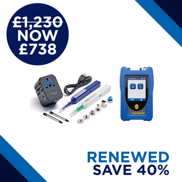 FiberMASTER Multimode/ single-mode power meter