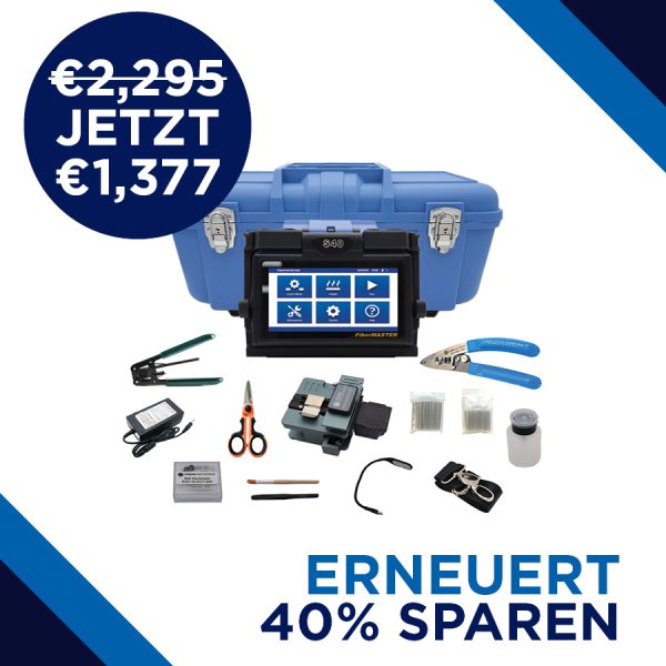 FiberMASTER S40 Mantelzentriertes Fusionsspleißgerät