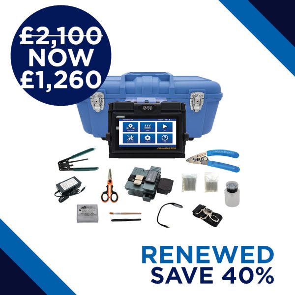 FiberMASTER S40 - Cladding Alignment Fusion Splicer