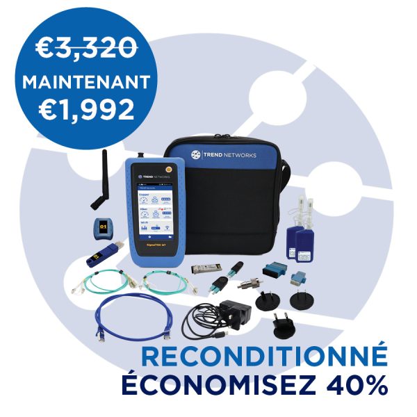 SignalTEK QT Pro - Testeur de qualification 10G cuivre/fibre/Wi-Fi