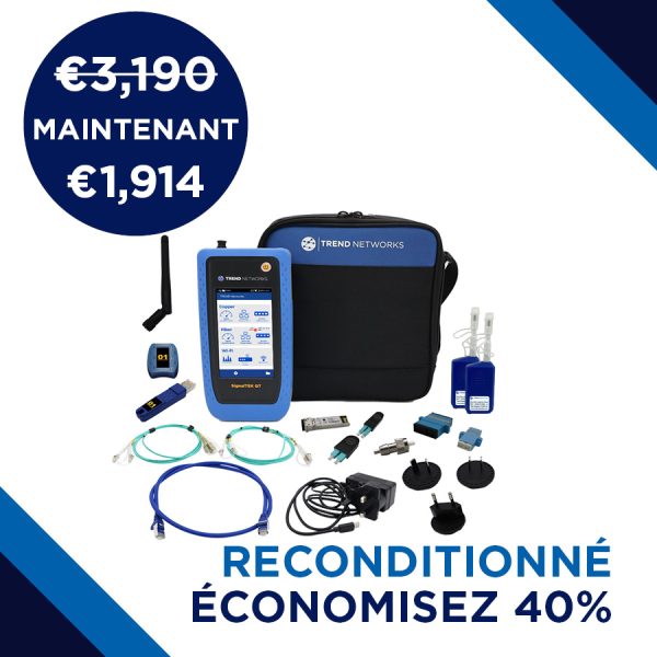 SignalTEK QT Pro - Testeur de qualification 10G cuivre/fibre/Wi-Fi