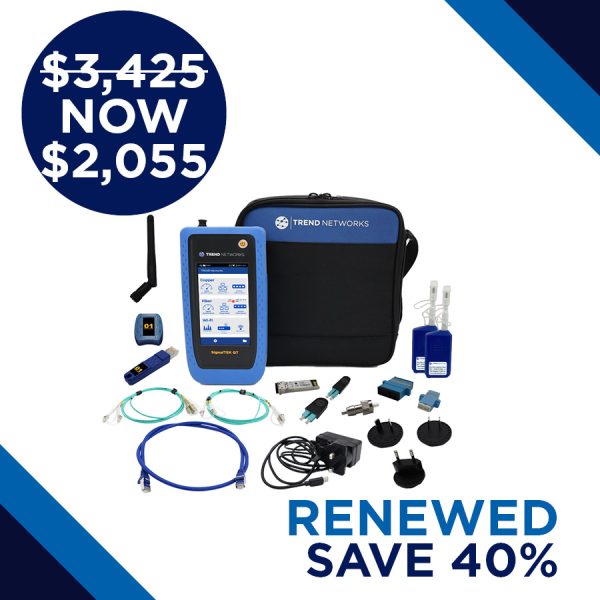 SignalTEK QT Pro -10G Copper/Fiber/Wi-Fi Qualification Tester