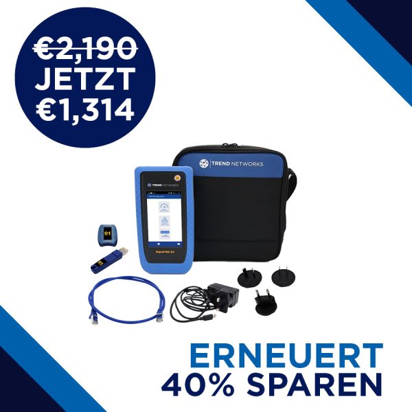 SignalTEK QT – 10G Kupfer-Qualifizierungstester