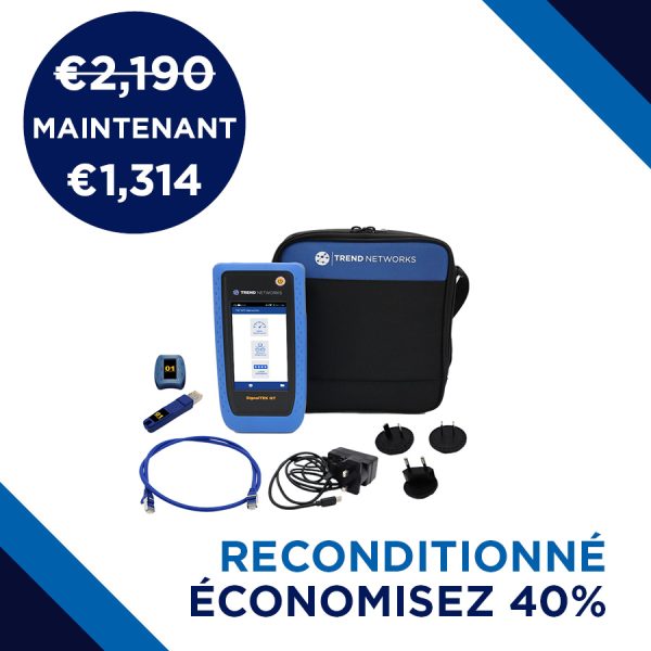 SignalTEK QT - Testeur de qualification cuivre 10G